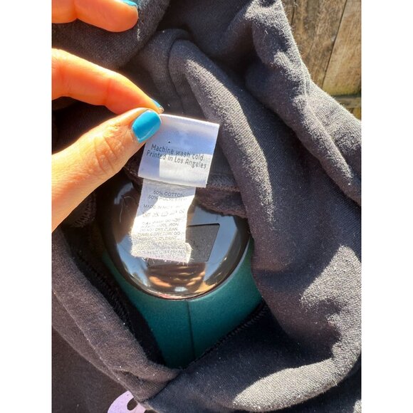 Olivia Rodrigo Sour Tour Black Hoodie with Tour Name on Front, All Over Graphics - Picture 7 of 9